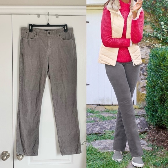 Talbots Corduroy Heritage Pants in Grey - Picture 1 of 14